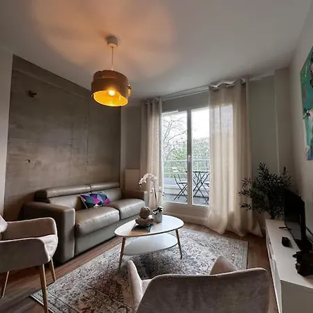 T2 Balcon 3 Mn A Pied Metro8 Et T3 * Paris